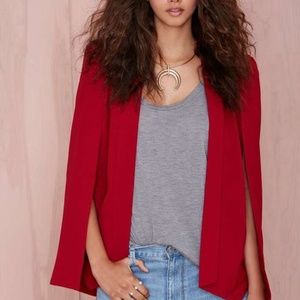 Nasty Gal Champagne Taste Cape Blazer